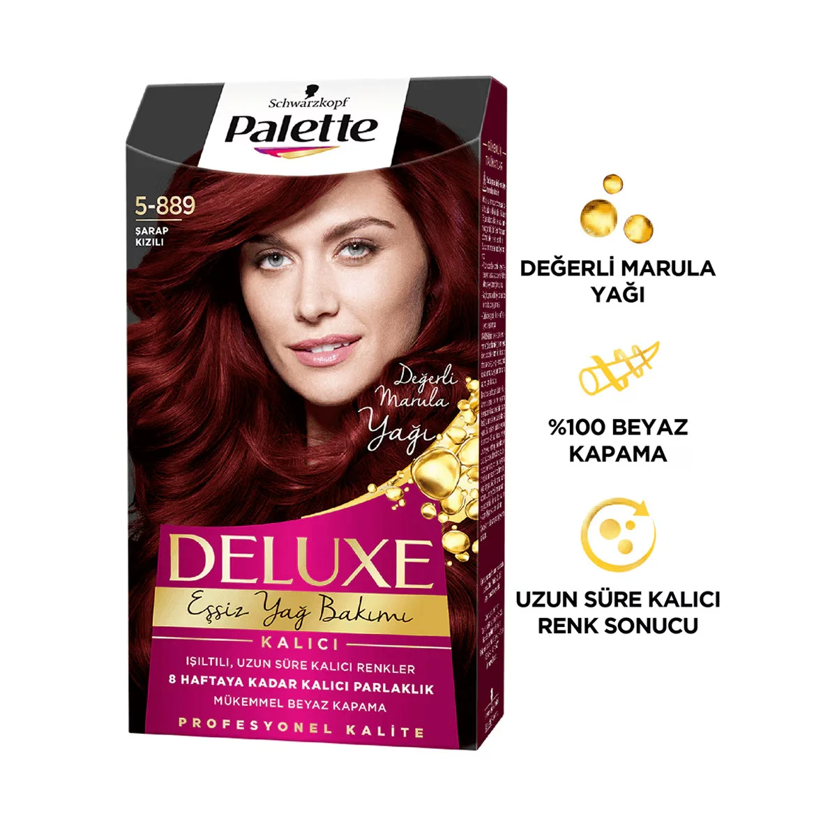 Palette Deluxe Creme-Haarfarbe 50ml - 100% Grauabdeckung &amp; Glanz