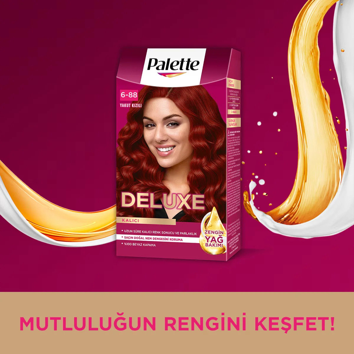 Palette Deluxe Haarfarbe - Langanhaltende Farbe &amp; Glanz, Marula Öl