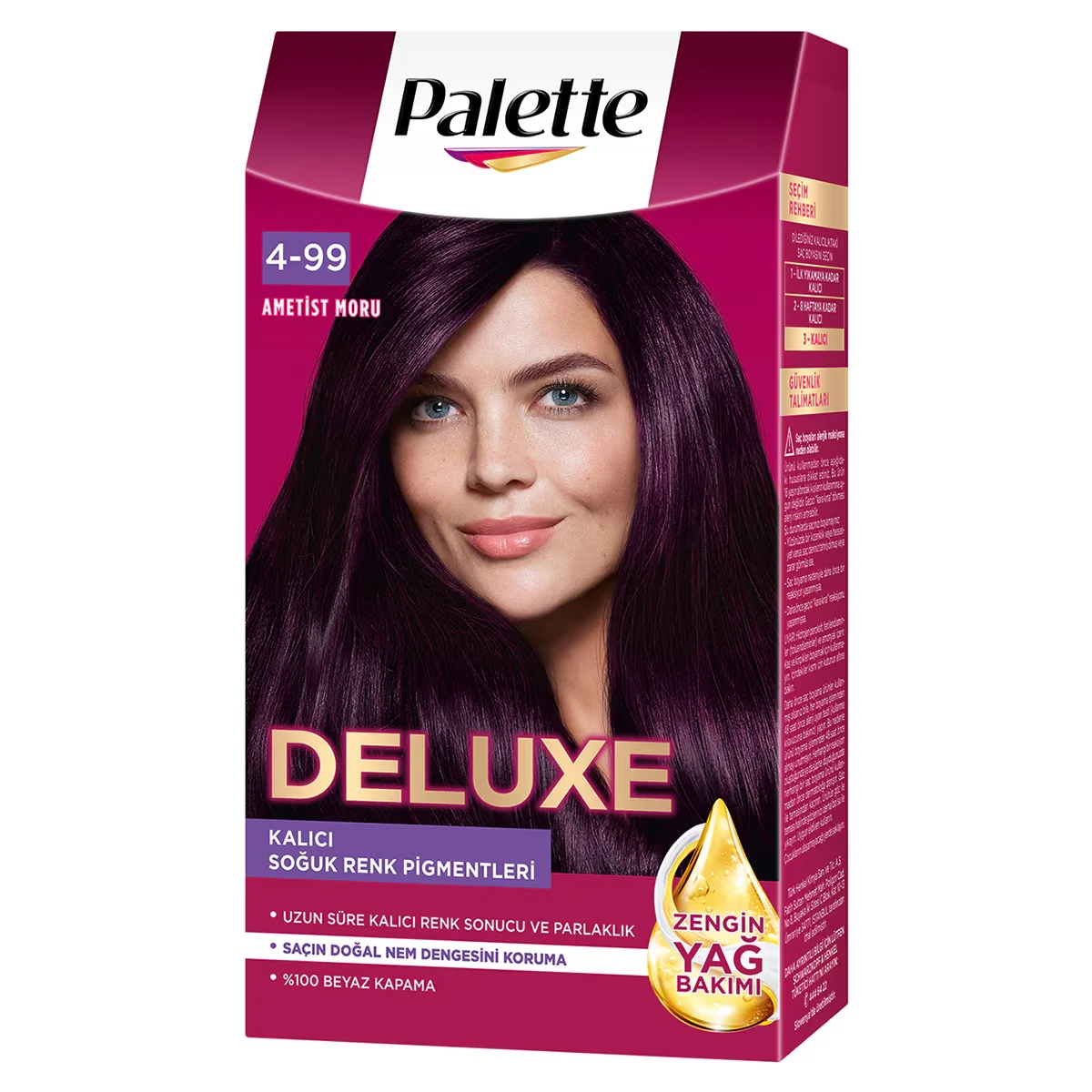 Palette Deluxe Hair Dye Eggplant Purple No: 4-99 50 ml
