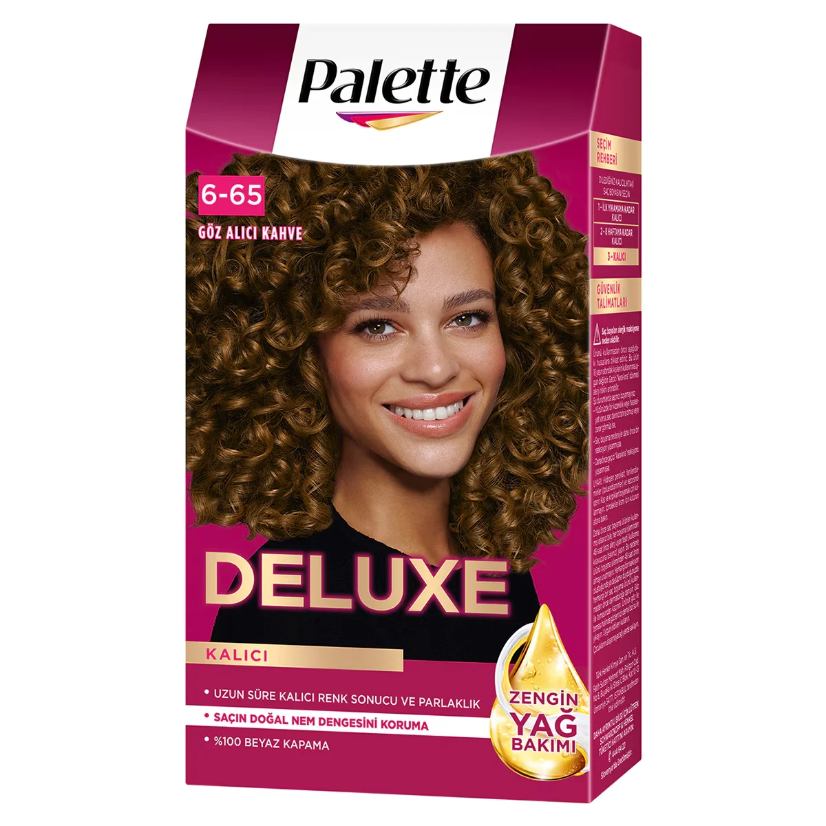 Palette Deluxe Hair Dye Gold Glitter No: 6-65 50 ml