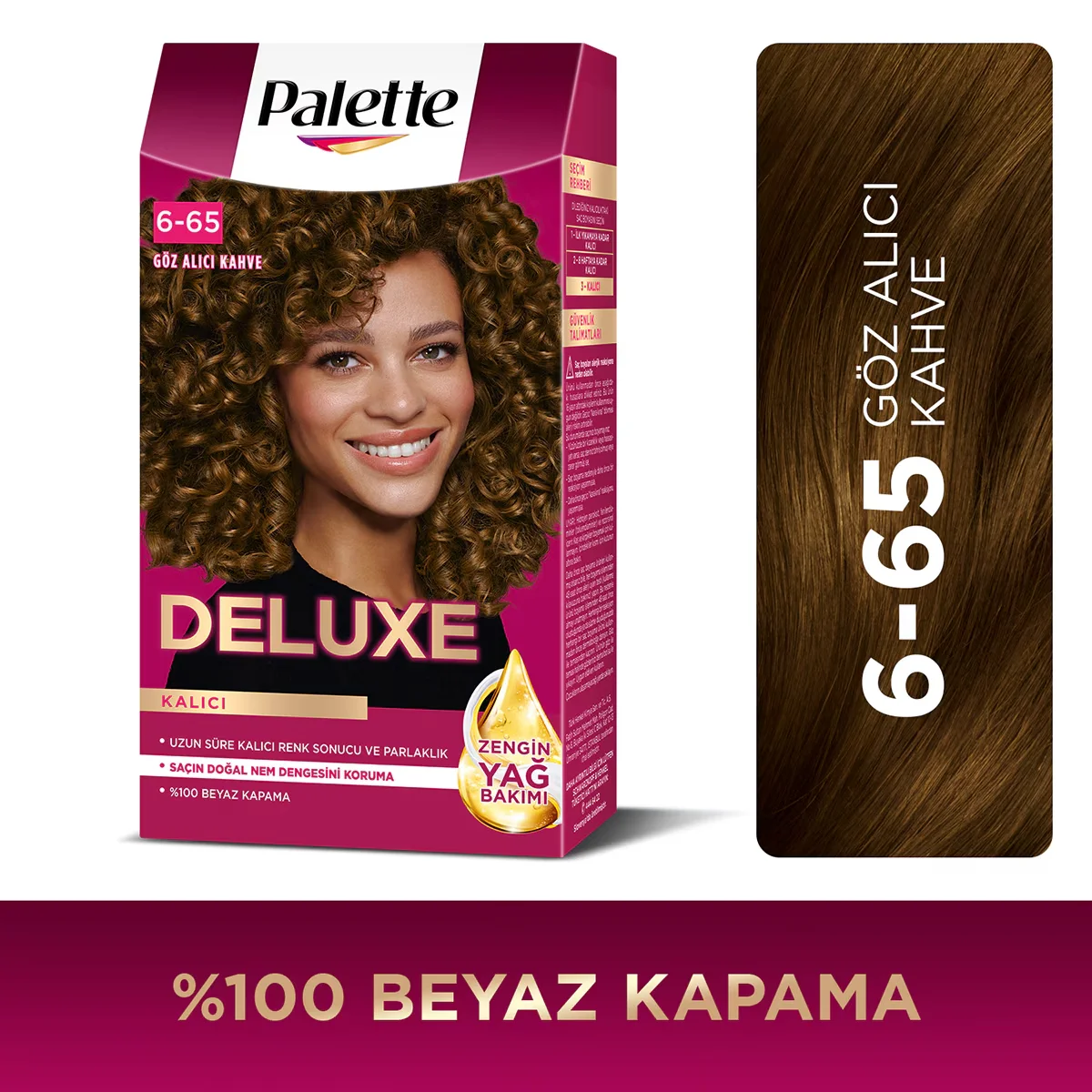 Palette Deluxe Creme-Haarfarbe mit Ölen - 100% Grauabdeckung