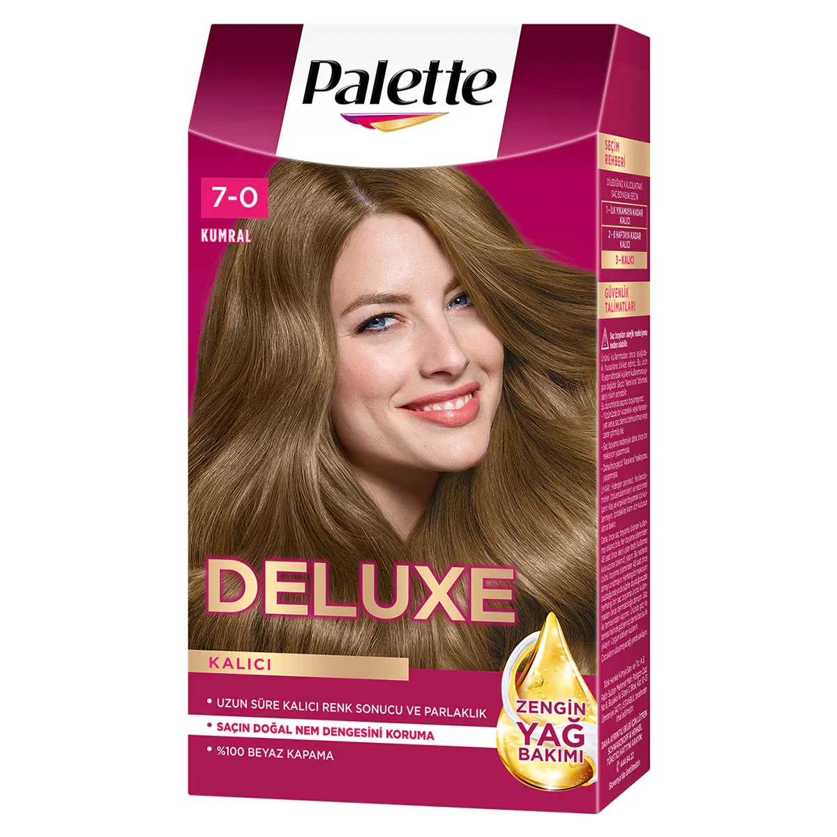 Palette Deluxe Hair Dye Blonde No: 7-0 50 ml
