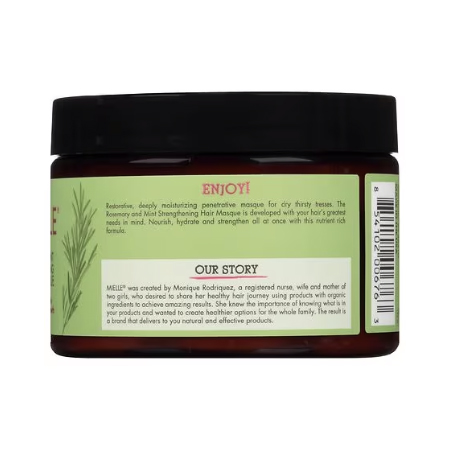 Маска для волос с мятой и розмарином 340г от Meili Organics