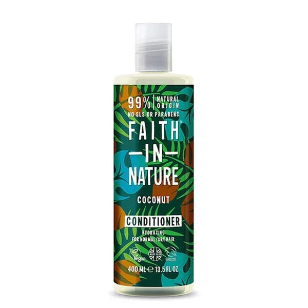 Faith In Nature كريم ترطيب الشعر بجوز الهند من فيث إن نيتشر400 مل العناية الطبيعية