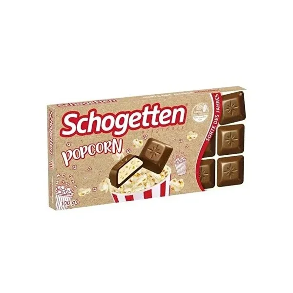 Schogetten Popcorn Chocolate 100 gr