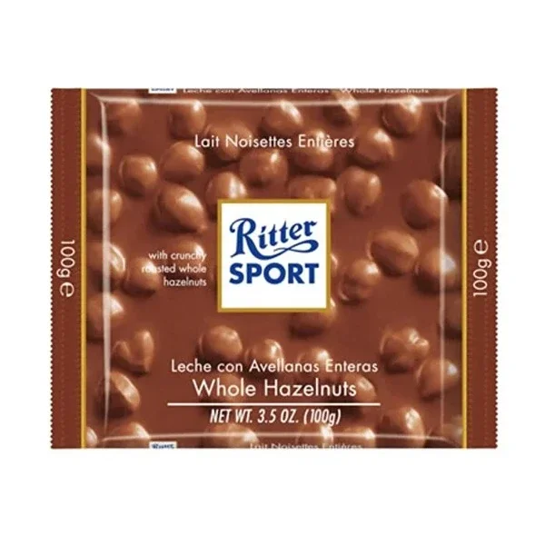Ritter Sport Tablet Chocolate Hazelnut 100 gr