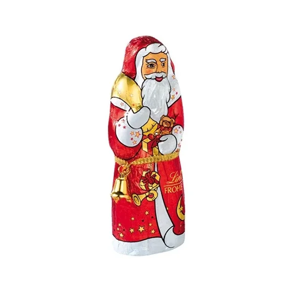 Lindt Santa Milk Chocolate 125g - Creamy Holiday Treat