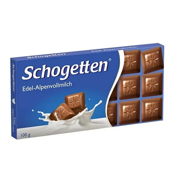 Schogetten Chocolate Alpine Milk 100 gr