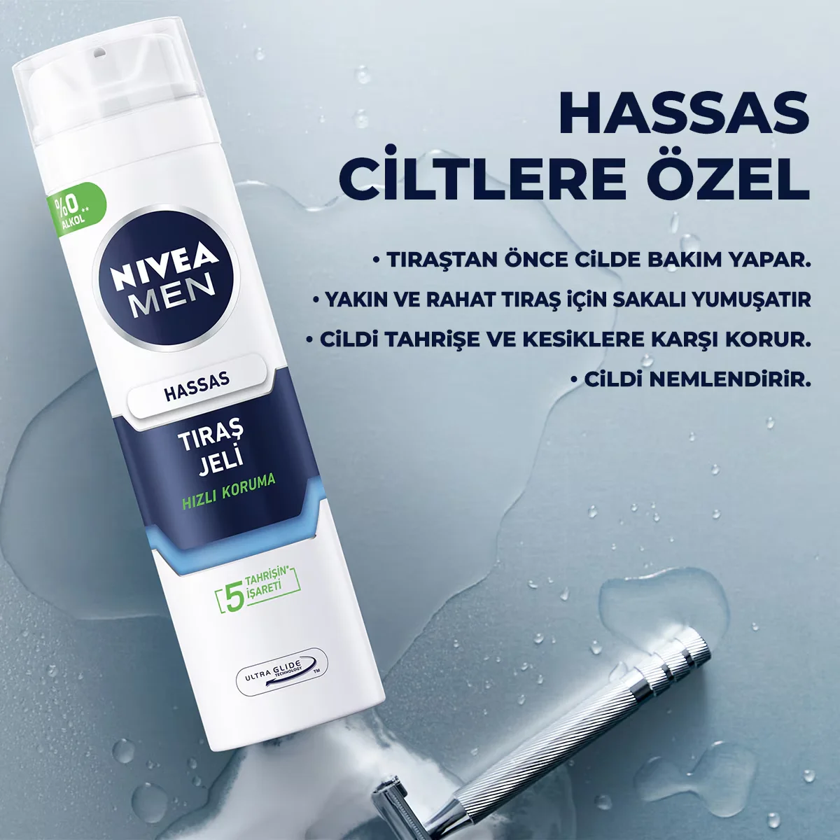 Nivea Men Sensitive Shaving Gel 200 ml