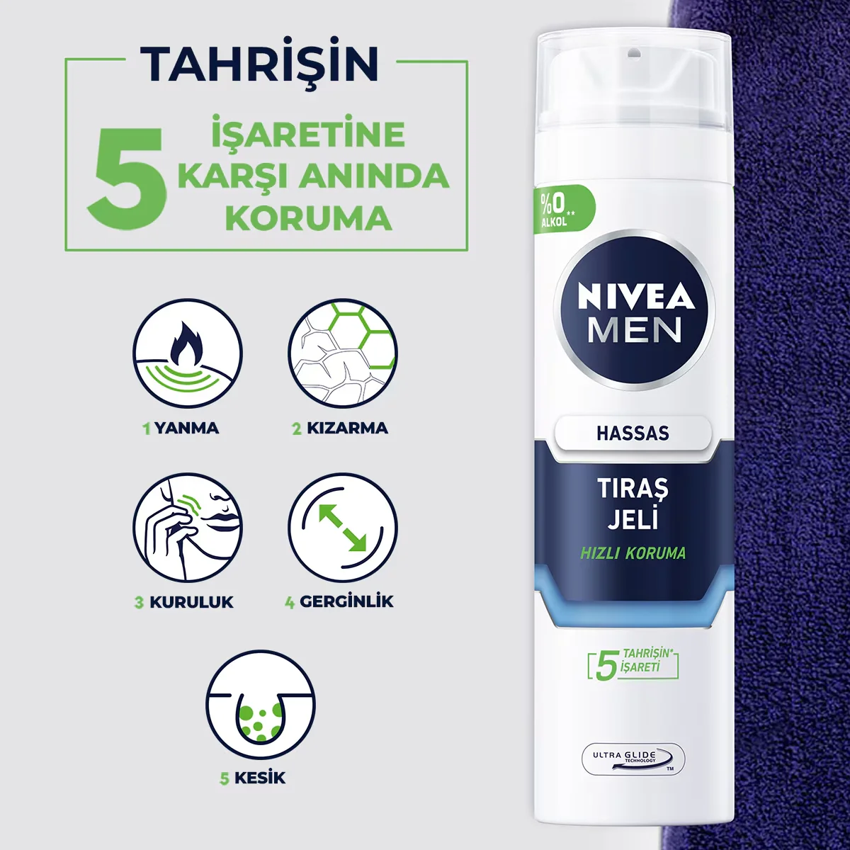 Nivea Men Sensitive Shaving Gel 200 ml