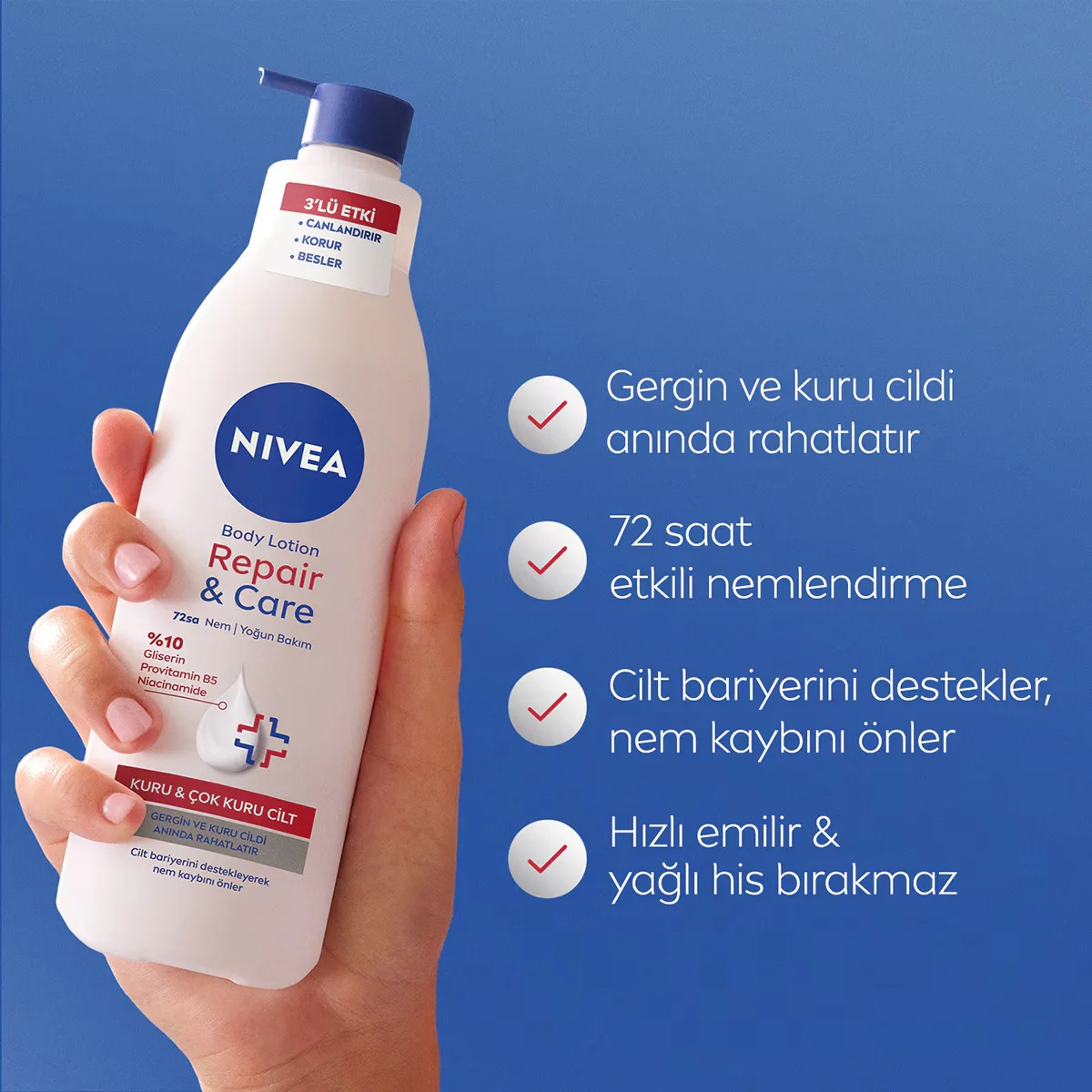 Nivea Repair Care Intensive Moisturizing Body Lotion 400 ml