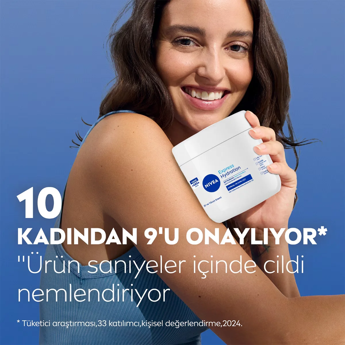 NIVEA كريم نيفيا المرطب المكثف للعناية بالجسم واليدين 400 مل