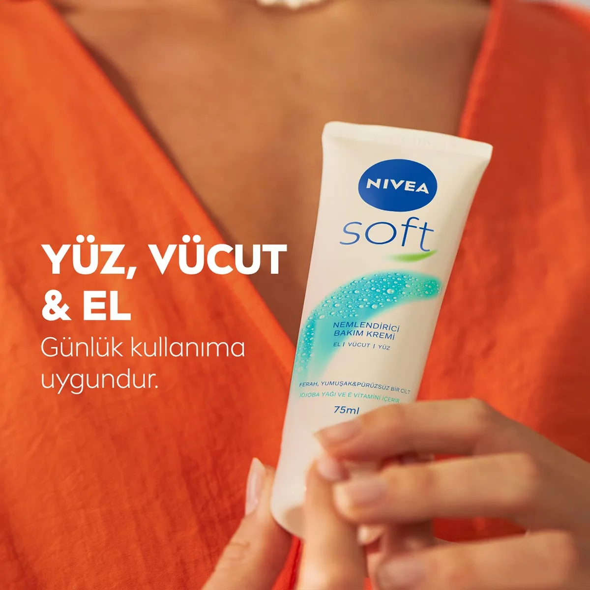 NIVEA كريم نيفيا سوفت المرطب للعناية بالبشرة 75 مل