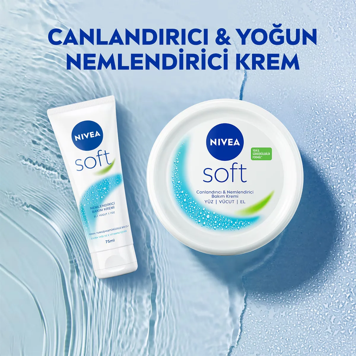 Nivea Soft Moisturizing Care Cream 100 ml