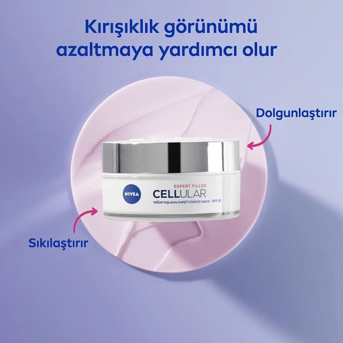 Крем для лица Nivea Cellular Filler Антивозрастной дневной с SPF 15 50 мл