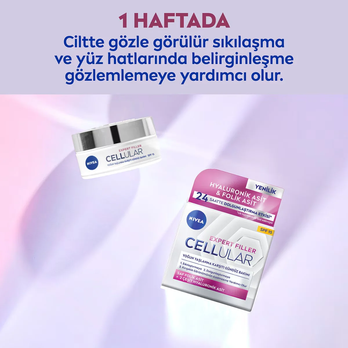 Крем для лица Nivea Cellular Filler Антивозрастной дневной с SPF 15 50 мл