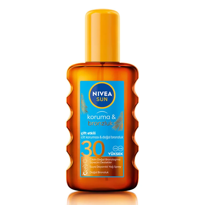Nivea Sun Protection And Tan Sun Oil 200 ml