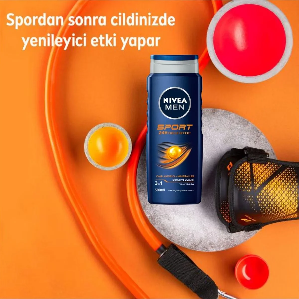 Erleben Sie 24h Frische: Nivea Men Sport Duschgel 500ml