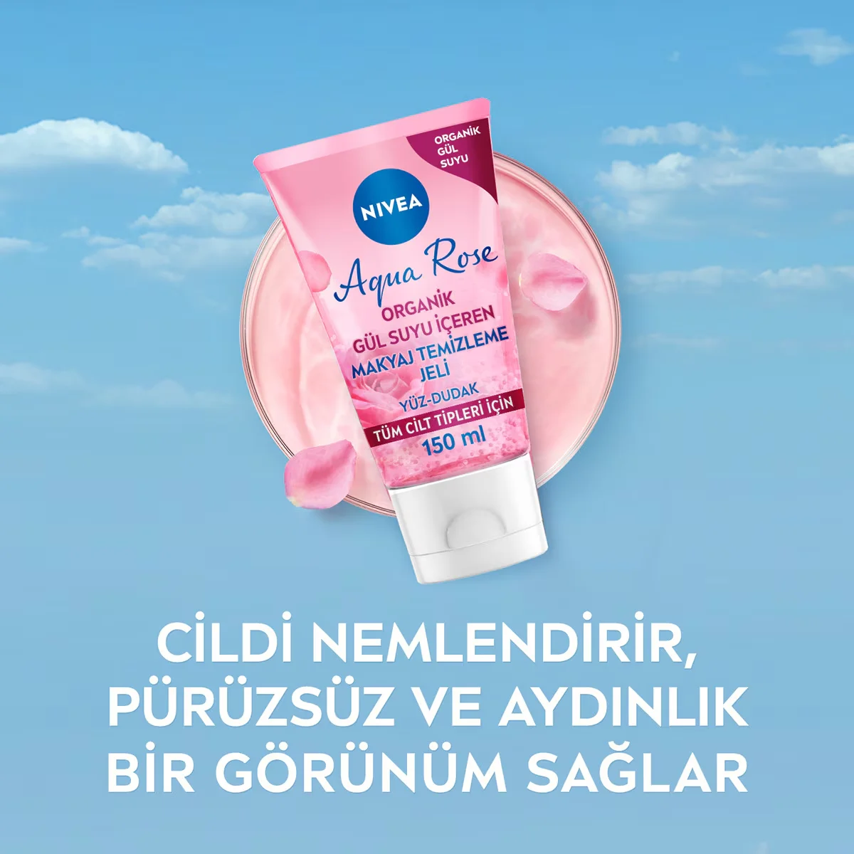 Nivea Aqua Rose Make-up Remover Gel 150 ml