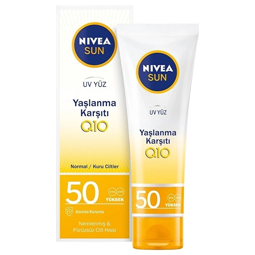 Nivea Sun Anti-aging And Anti-spot Q10 spf 50 face Sun Cream 50 ml