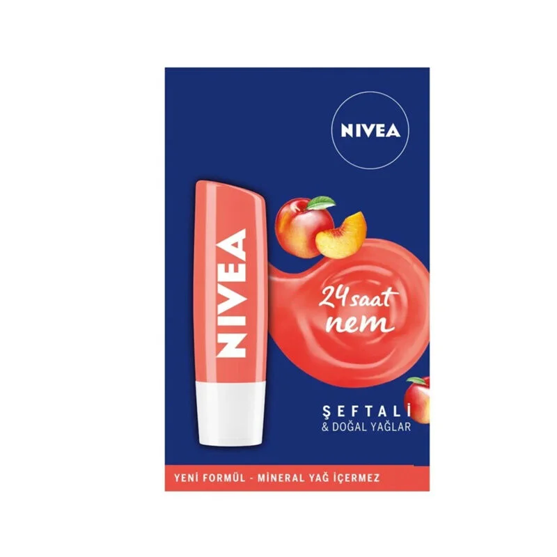 Nivea Peach Lip Care Cream 4.8 g