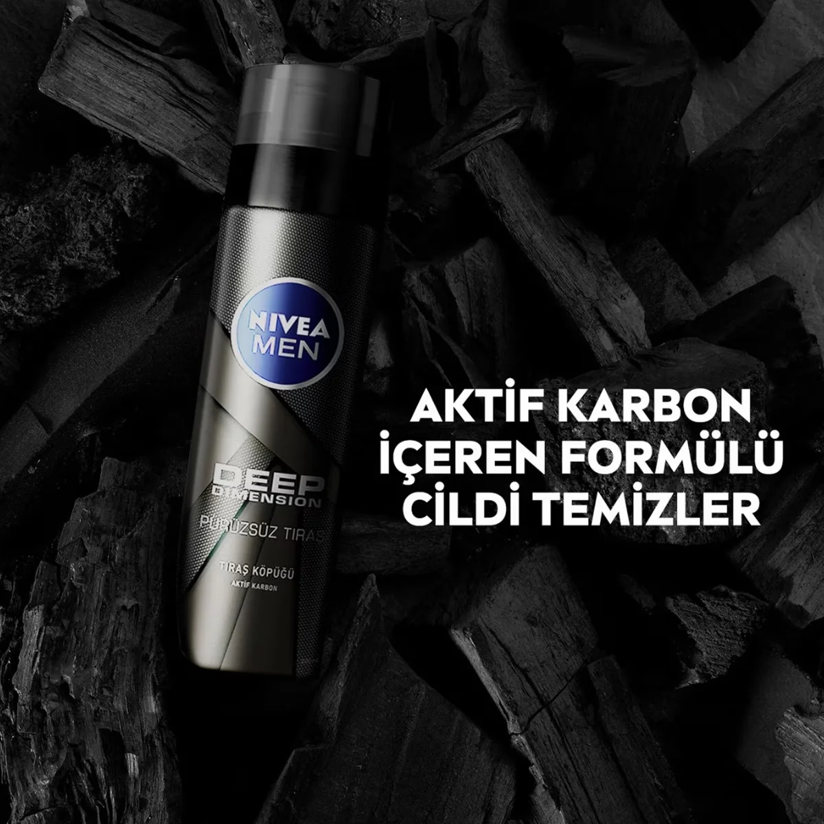 Пена для бритья Nivea Men Deep Dimension 200 мл