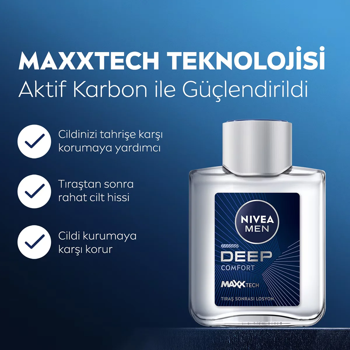 Лосьон после бритья Nivea Men Deep Dimension Comfort 100 мл