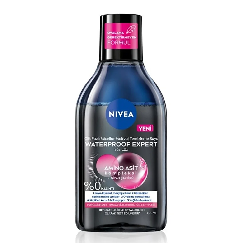 Nivea Dual Phase Micellar Waterproof Expert Make-up Remover Water 400 ml