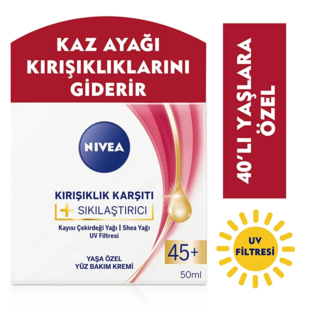 Nivea Anti-wrinkle 45+ Face Care Cream 50 ml