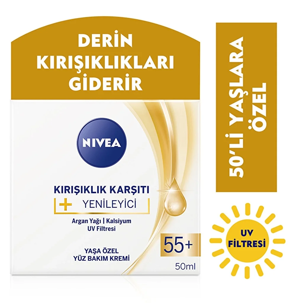 Nivea 55+ Age Anti-wrinkle Face Care Cream 50 ml