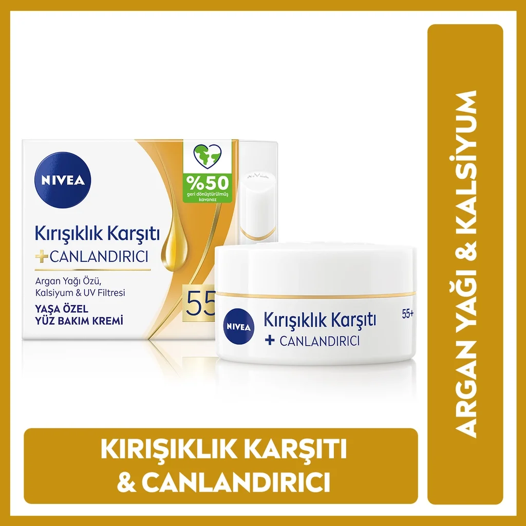 Nivea 55+ Age Anti-wrinkle Face Care Cream 50 ml