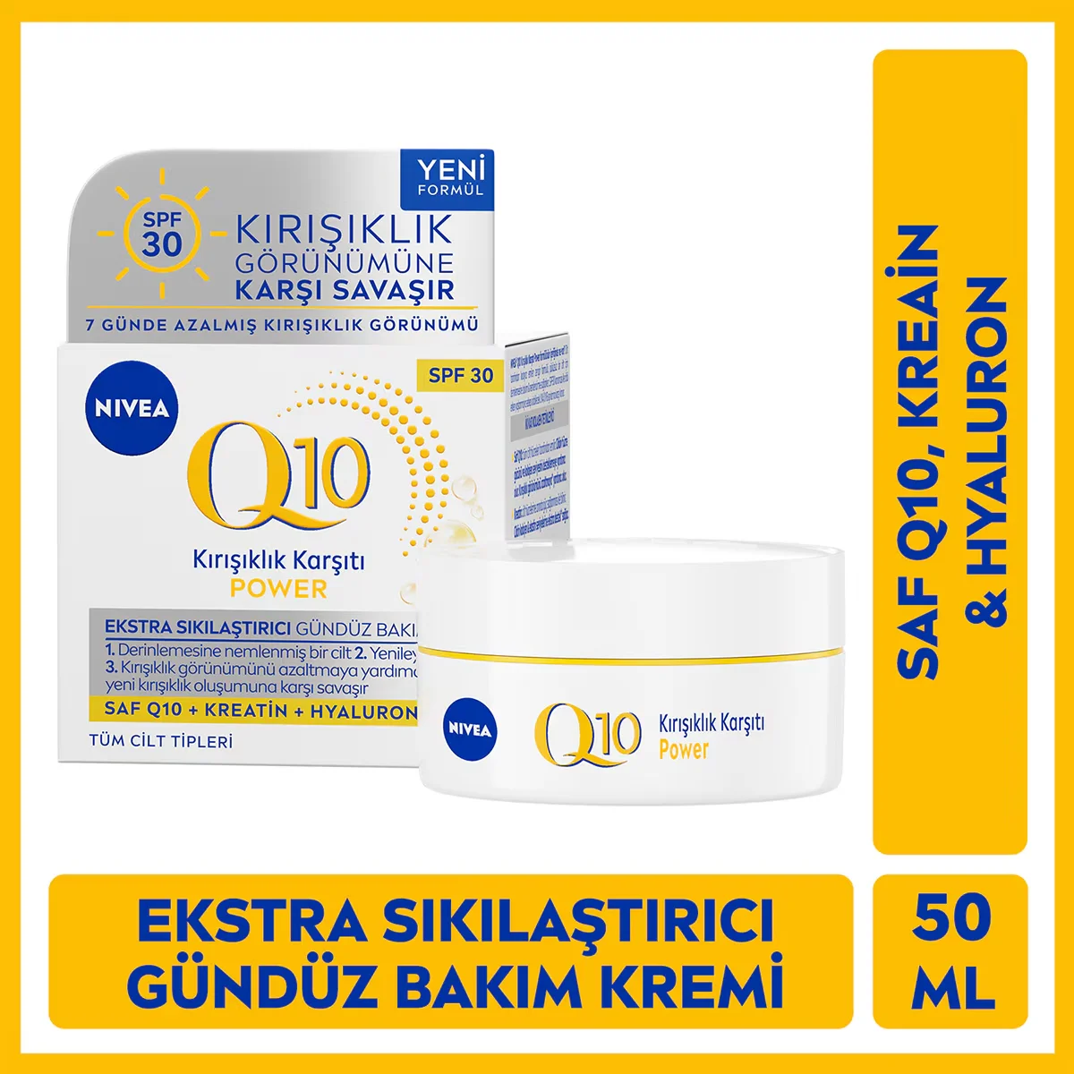 Nivea Q10 power Anti-wrinkle And Firming Spf30 day Cream 50 ml