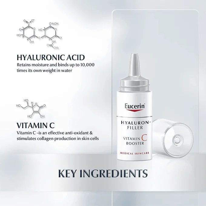 Eucerin Hyaluron Filler Vitamin C Serum - 3 Pack 8 ml
