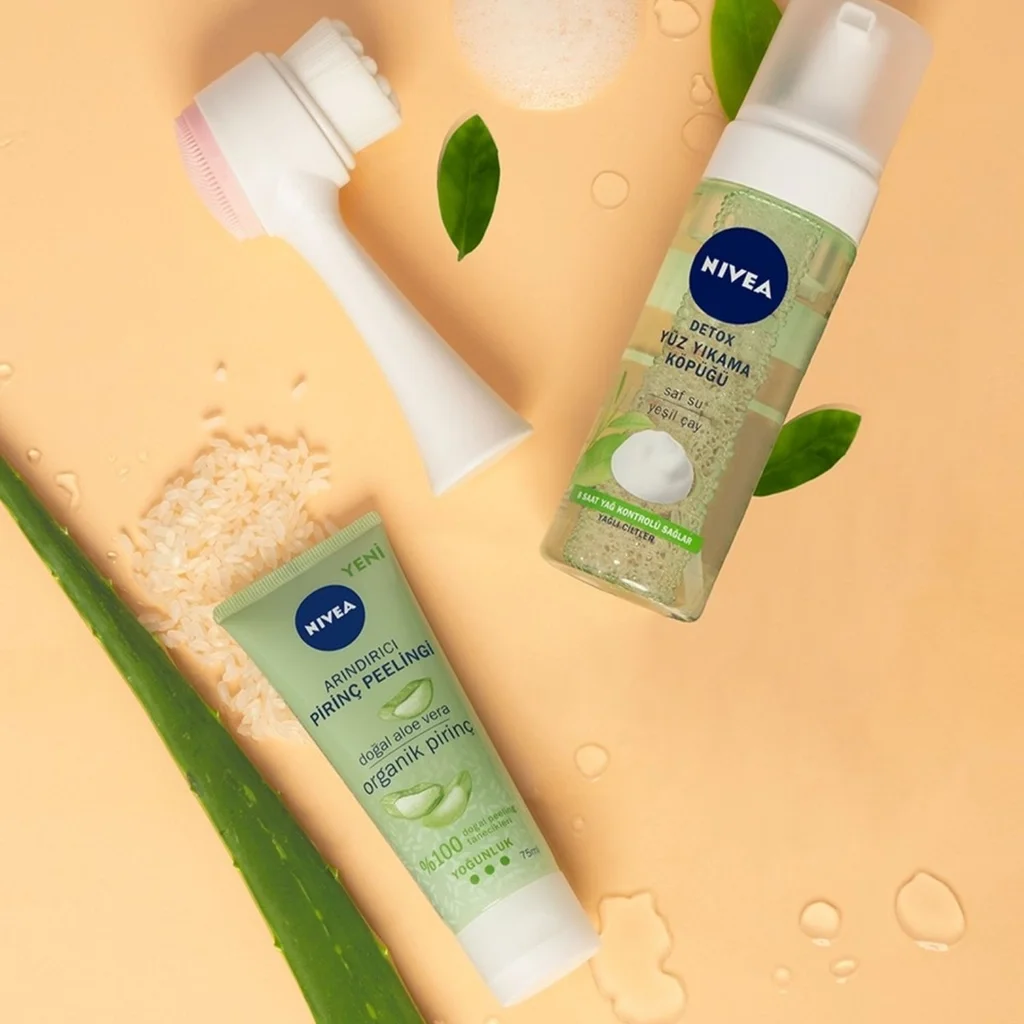 Очистите и матируйте кожу с Nivea Рисовым пилингом