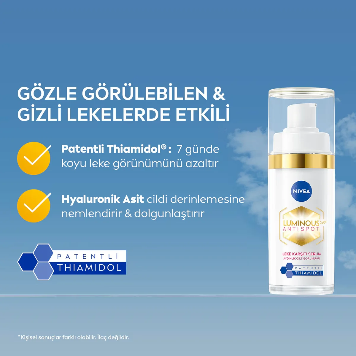 Уменьшите пятна и выровняйте тон с Nivea Luminous630