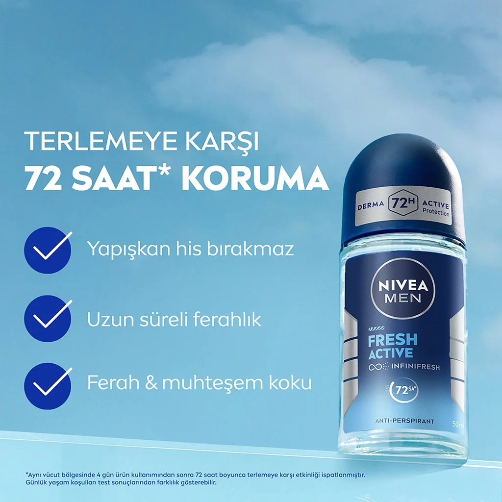 Nivea Fresh Roll-On Deodorant Set - 50ml