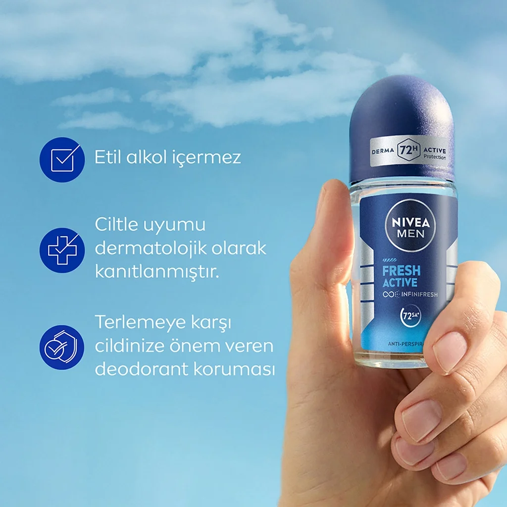 Nivea Fresh Roll-On Deodorant Set - 50ml
