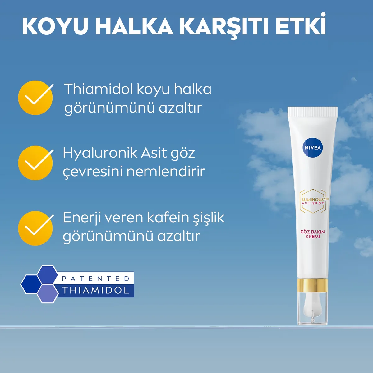 احصلي على عيون مشرقة: كريم Nivea Luminous 630 Antispot