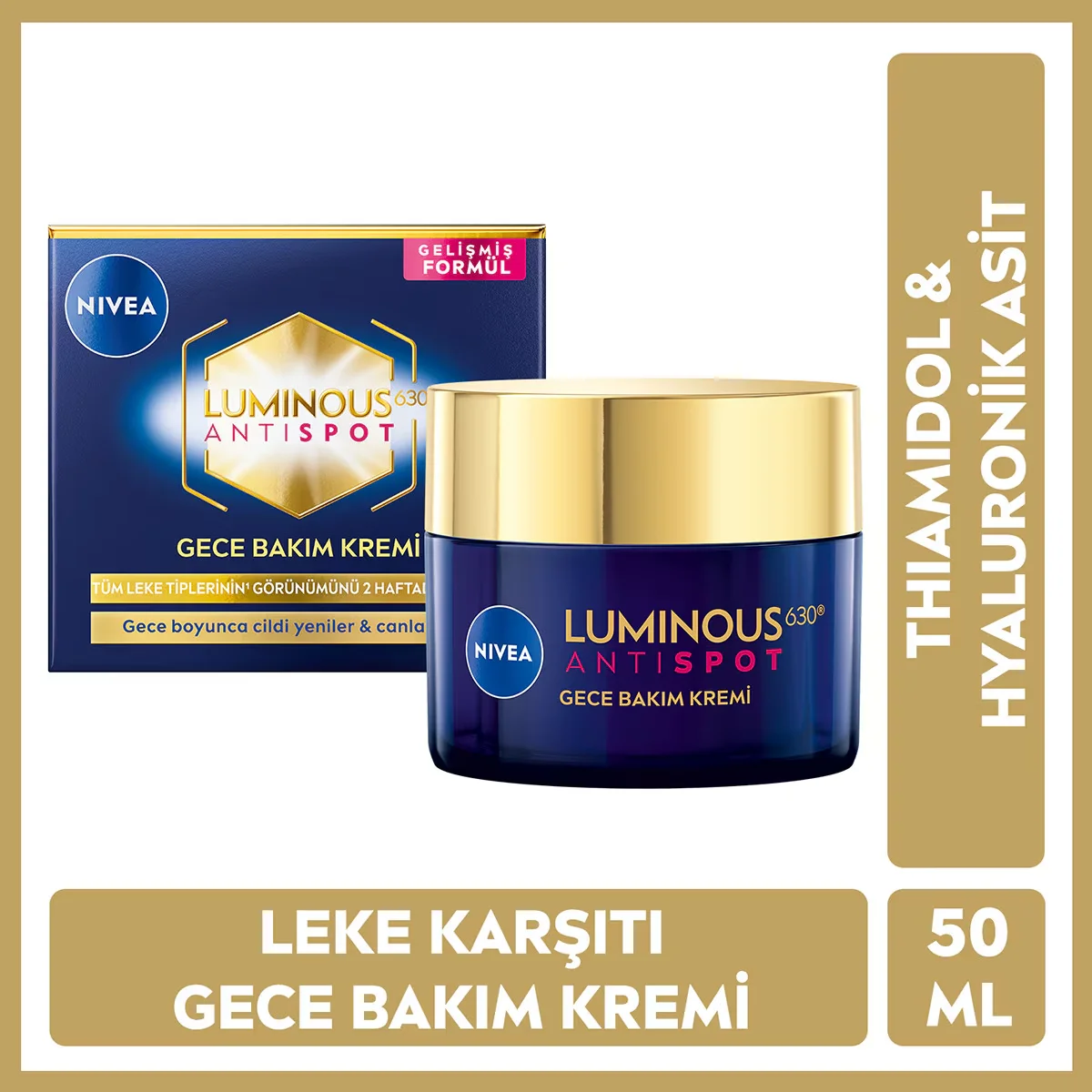 Nivea Luminous 630 anti-spot Night Cream 50 ml