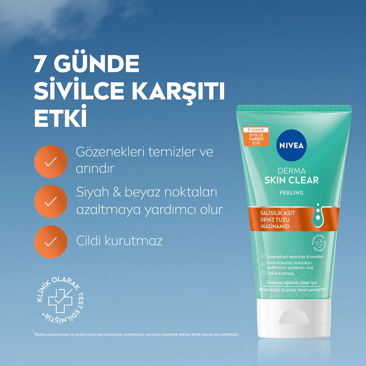 Nivea Derma Skin Clear Peeling 150 ml