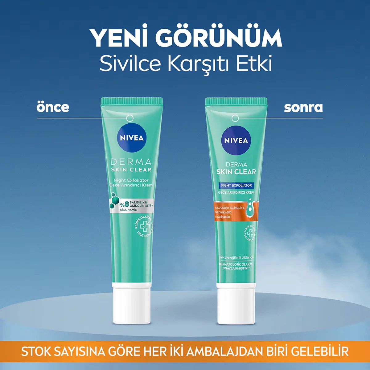 Nivea Derma Clear Nacht Peelingcreme 40ml