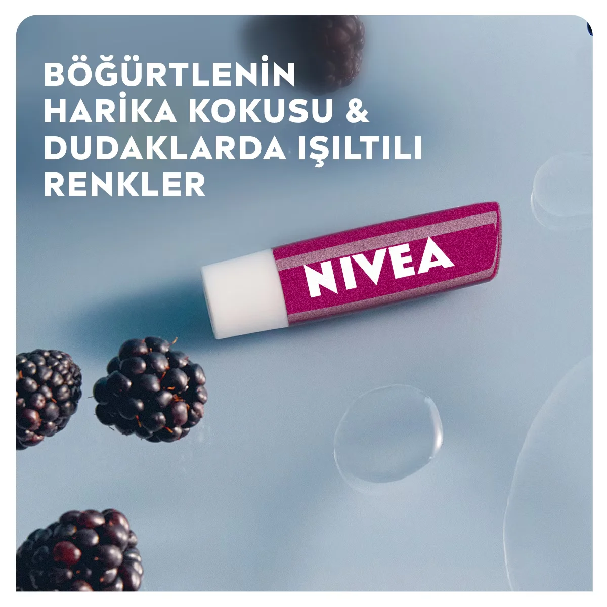 Erleben Sie gepflegte Lippen mit Nivea Blackberry Lip Stick