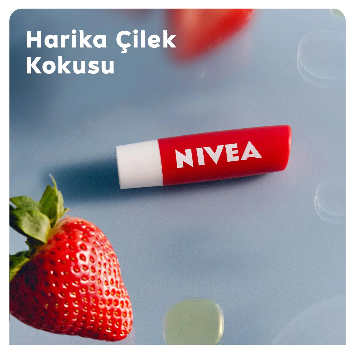 Крем для губ со вкусом клубники 4.8 г от Nivea