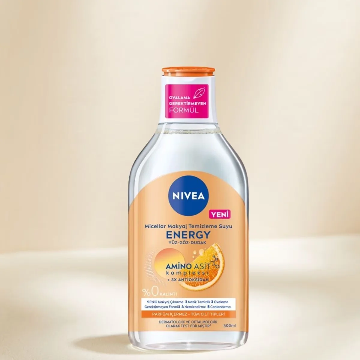 Nivea Micellar Make-up Remover Water Energy 400 ml