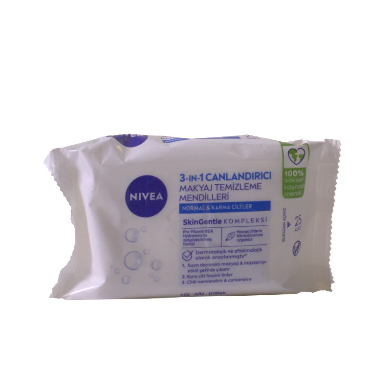 Освежите кожу: Салфетки Nivea 3в1 для снятия макияжа