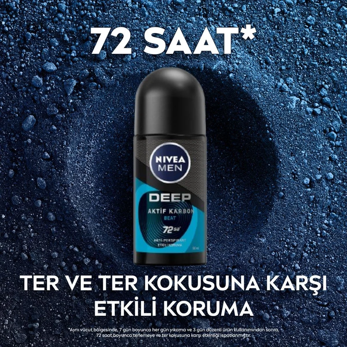 Nivea Men Deep Beat Black Carbon Roll On 50 ml