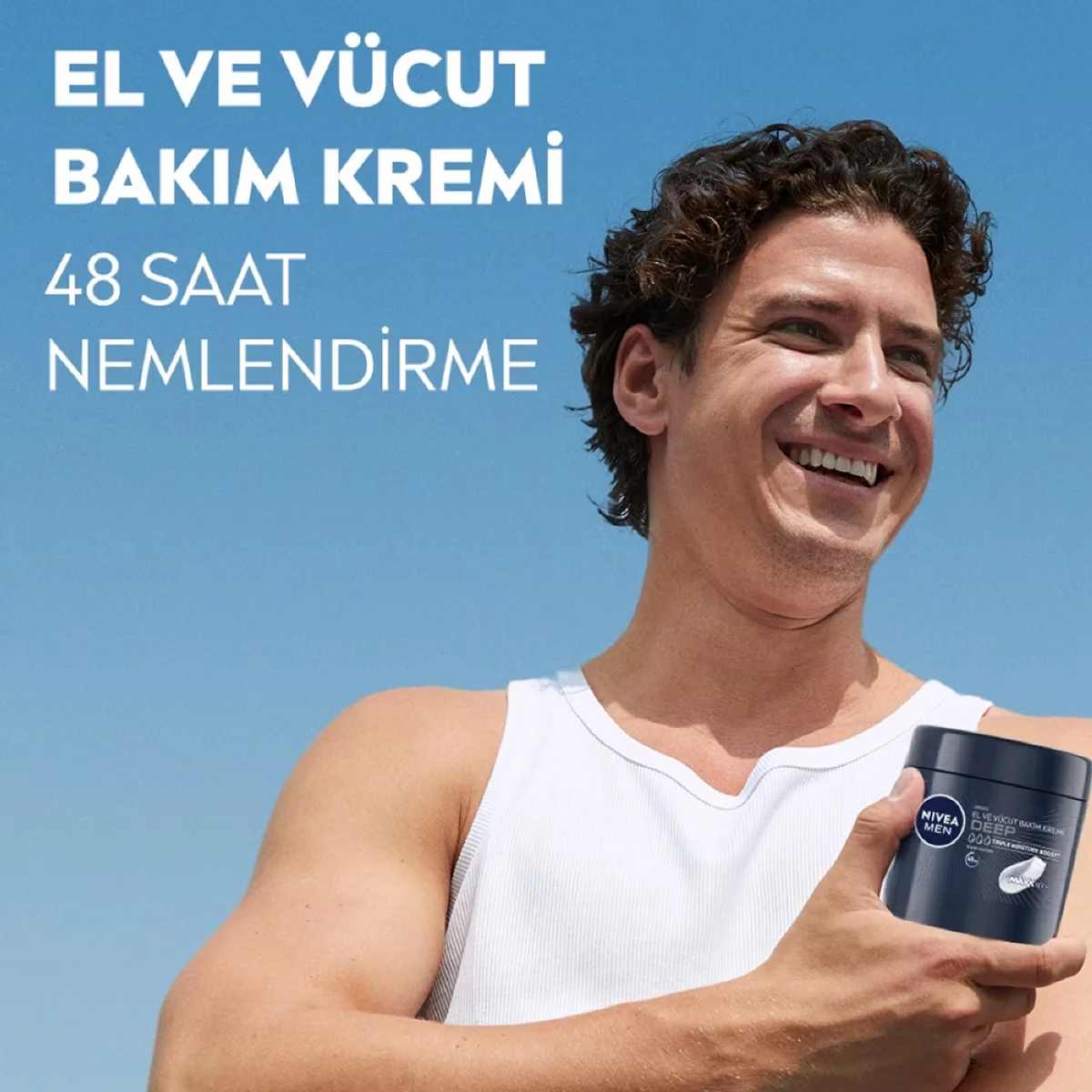 Erleben Sie 48h Feuchtigkeit mit Nivea Men Deep Creme