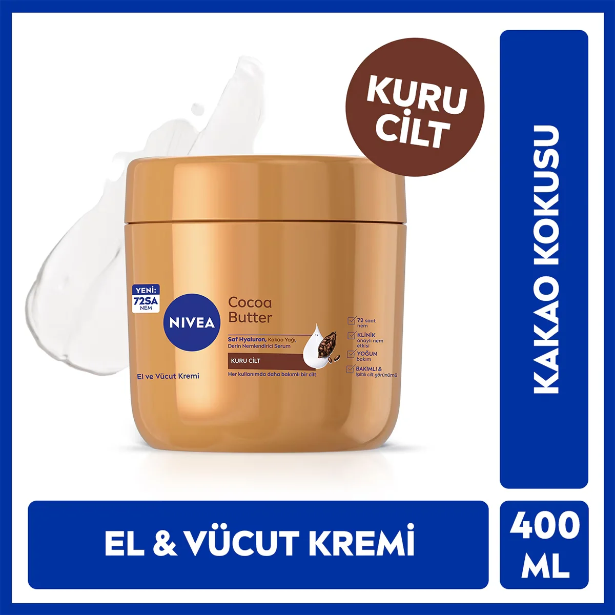 Ощутите мягкость и сияние: Крем Nivea Cocoa Butter 400 мл