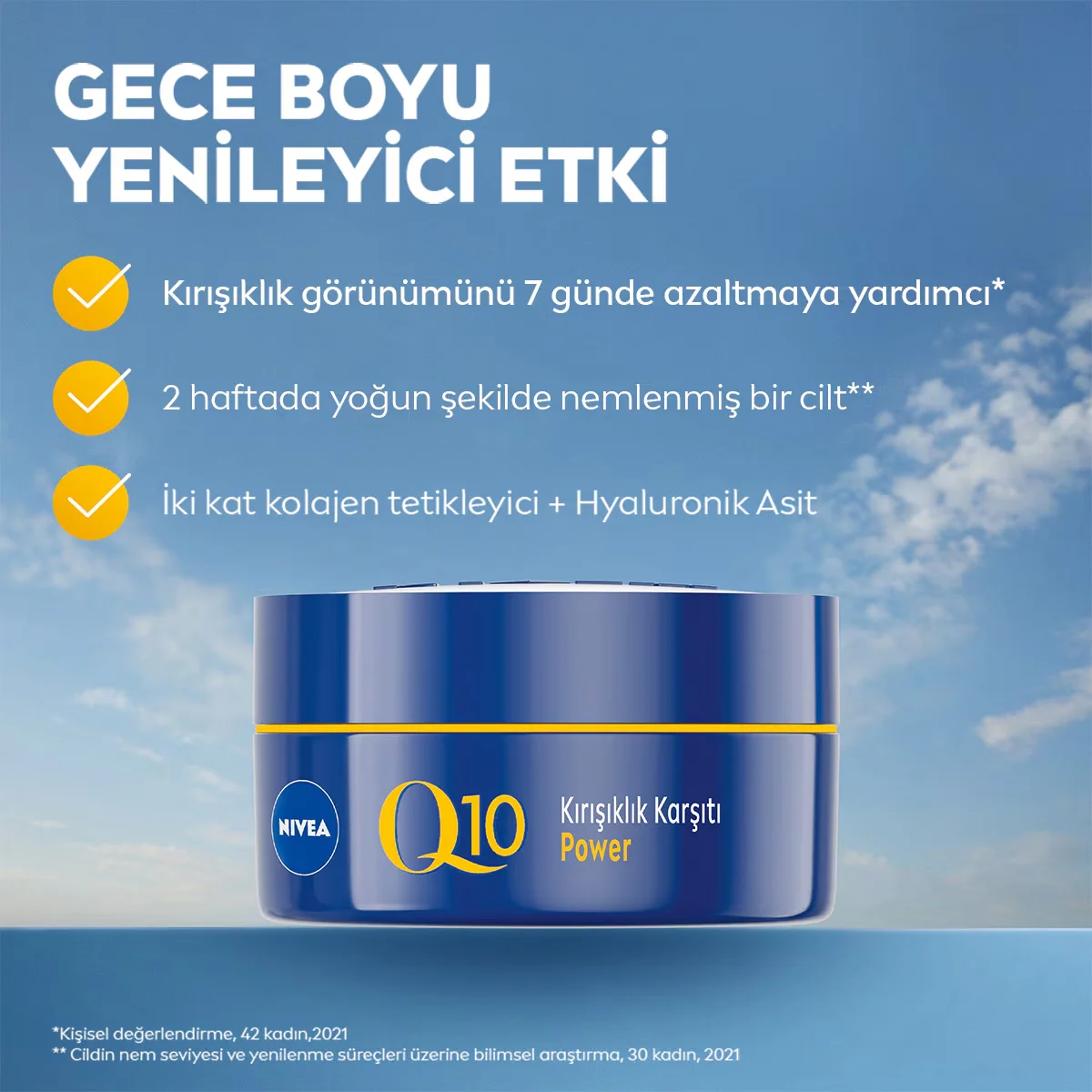 Nivea Q10 Skin Firming Anti-Wrinkle Face Night Cream 50 ml