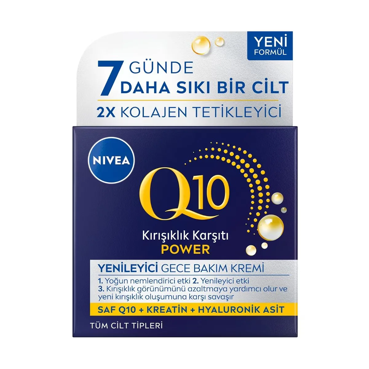 Nivea Q10 Skin Firming Anti-Wrinkle Face Night Cream 50 ml